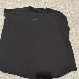 YoungLA Black Short Sleeve Tee Classic Crew Neck